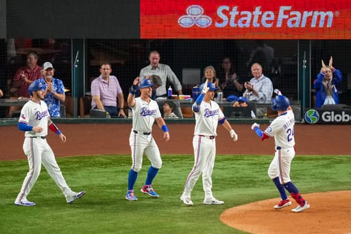 Helman’s grand slam and Latz’s scoreless outing push playoff-chasing Rangers past Brewers