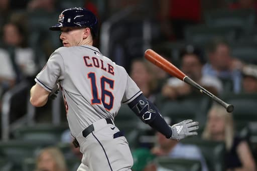 Astros crush Braves 11-3 as Zach Cole homers in first MLB at-bat