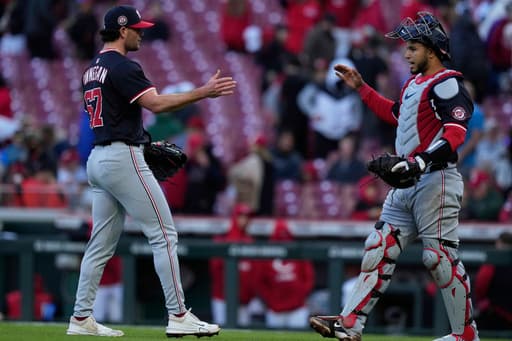 García homers as the Nationals beat the Reds 4-1