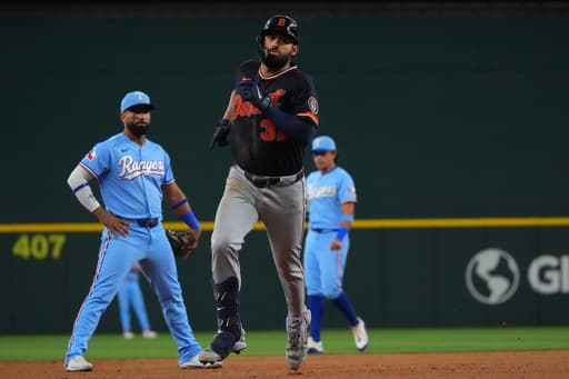 Riley Greene homers and triples for 4 RBIs as Tigers top Rangers 6-3