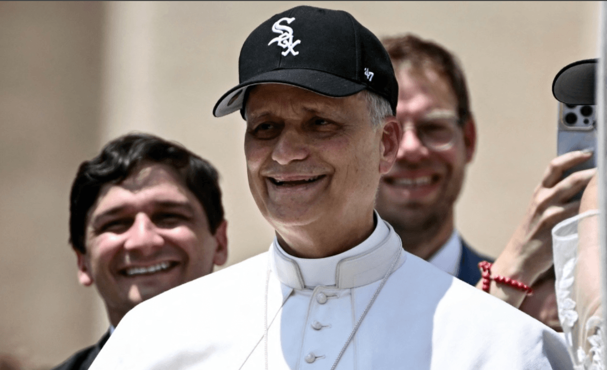 Pope Leo Dons White Sox Hat at the Vatican