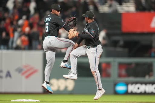 Liam Hicks and Connor Norby each homer, Marlins take down Giants 9-4