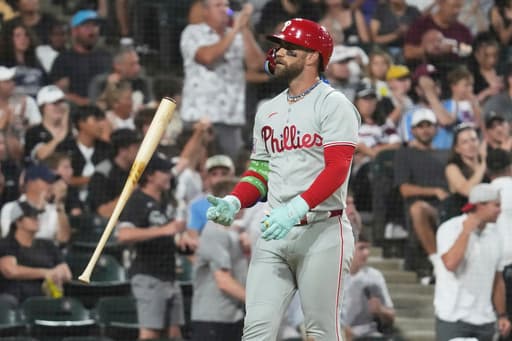 Phillies slugger Bryce Harper ejected following outburst over called third strike