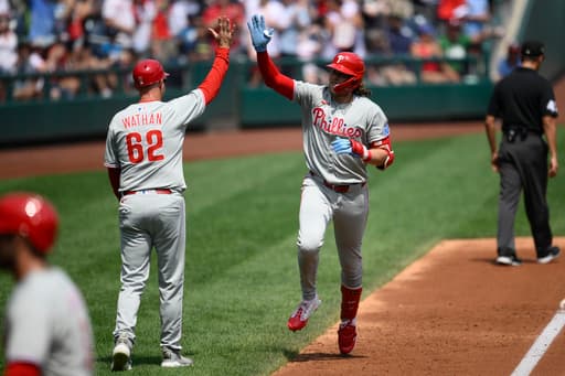 Alec Bohm homers in his return as the Phillies defeat the Nationals, 11-9