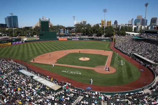 Athletics pitchers struggle in their temporary hitter-friendly home ballpark