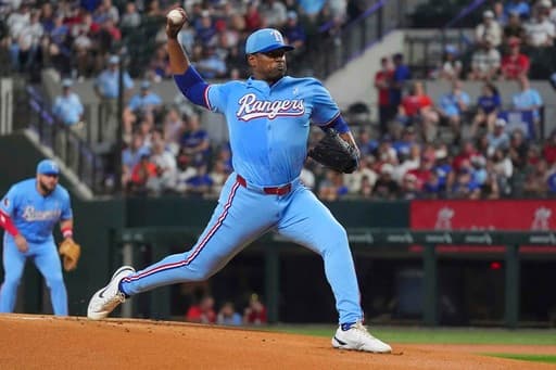Texas rookie Kumar Rocker keeps scoreless start intact with help from pickle juice