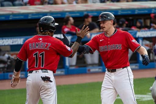 Kyle Manzardo’s second career 2-homer game powers Guardians to 10-4 win over Rockies