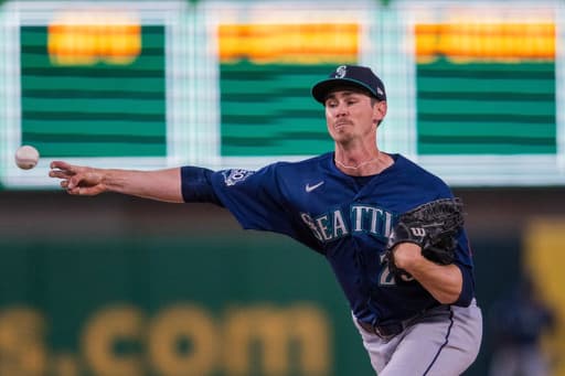 Emerson Hancock leads Mariners to 4-1 win over the Athletics and ends Kurtz’s 48-game on-base streak