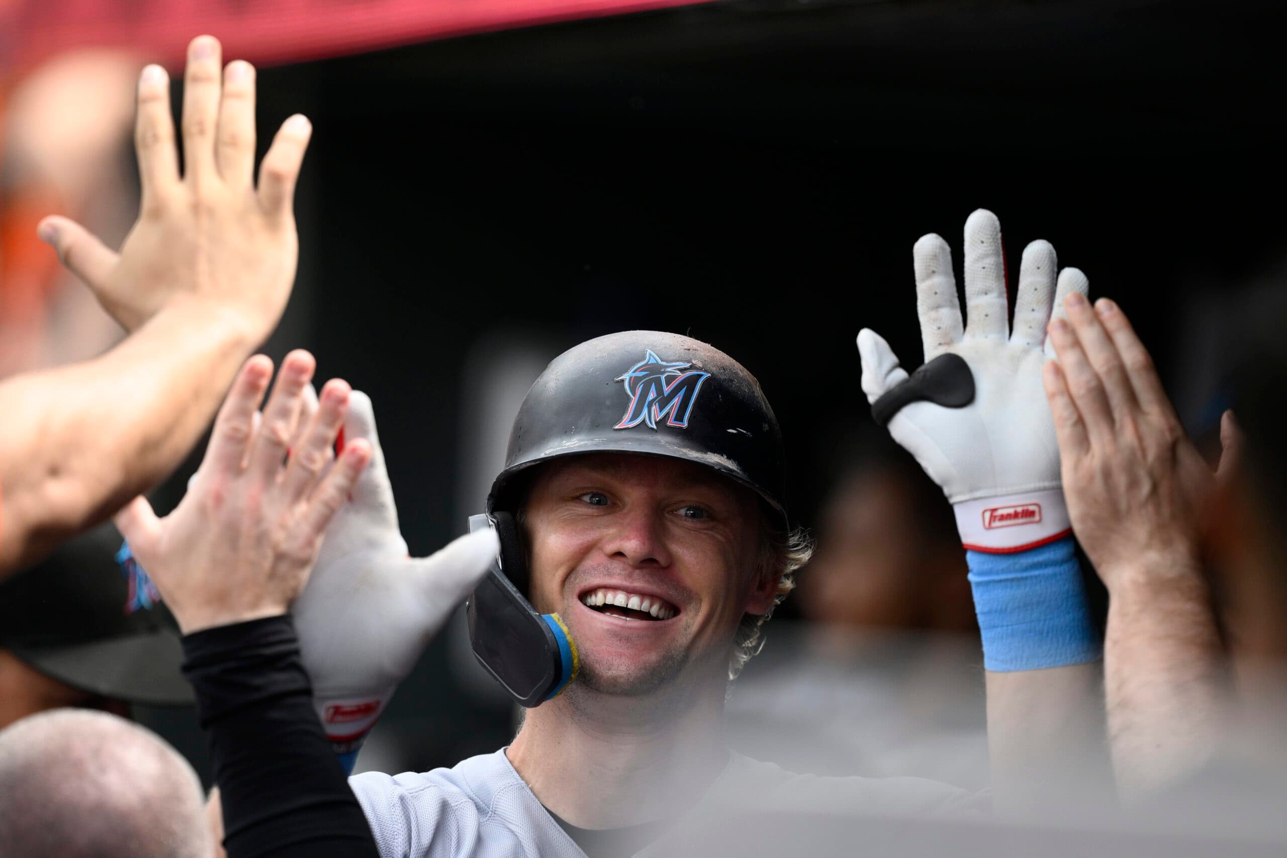 Marlins take on the Royals after Stowers’ 3-home run game