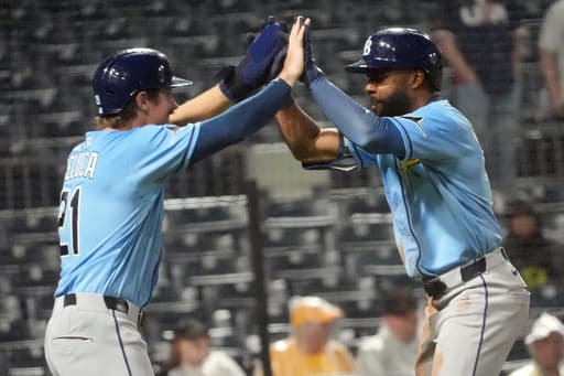 Cedric Mullins homers in 13th to lift Rays past Pirates 8-7 in rain-soaked game