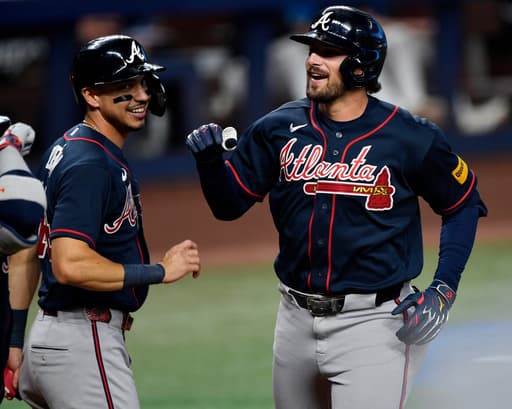 Braves beat Marlins 9-1 behind Chris Sale and 3-run homers from Austin Riley, Dominic Smith
