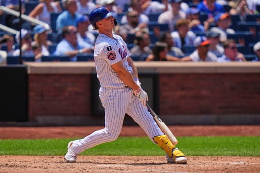 Pete Alonso hits 3-run homer to power Mets to sweep of Angels