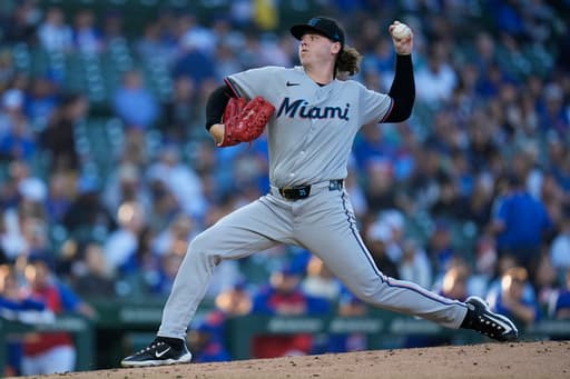 Weathers delivers 5 strong innings, gets win in season debut as Marlins top Cubs