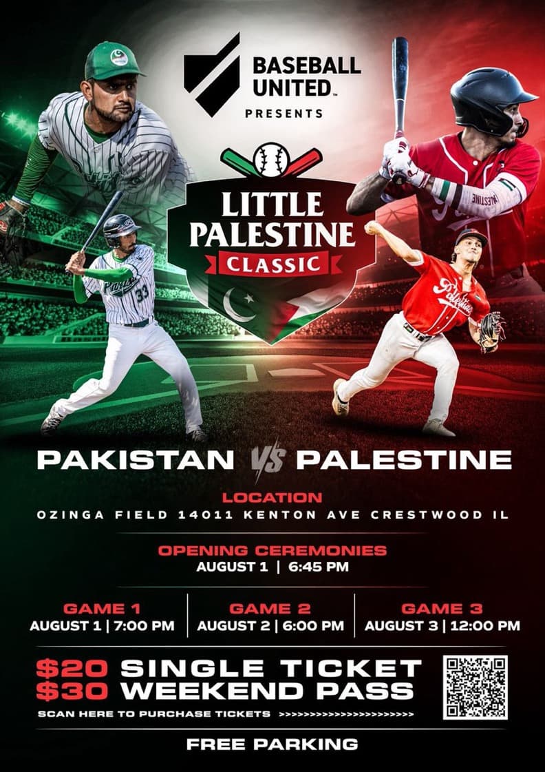 Palestine and Pakistan to Meet in Little Palestine Classic