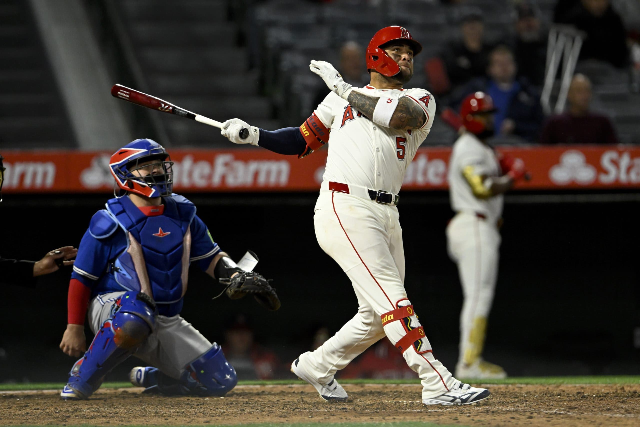 O’Hoppe and Moncada deliver in Angels’ big 8th-inning rally for 8-3 victory over Blue Jays
