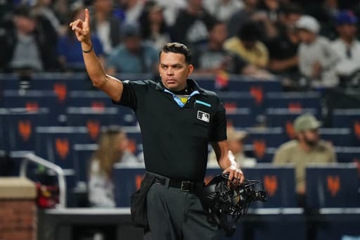 Only 2 umpires were on the field at the start of the Padres-Rangers game