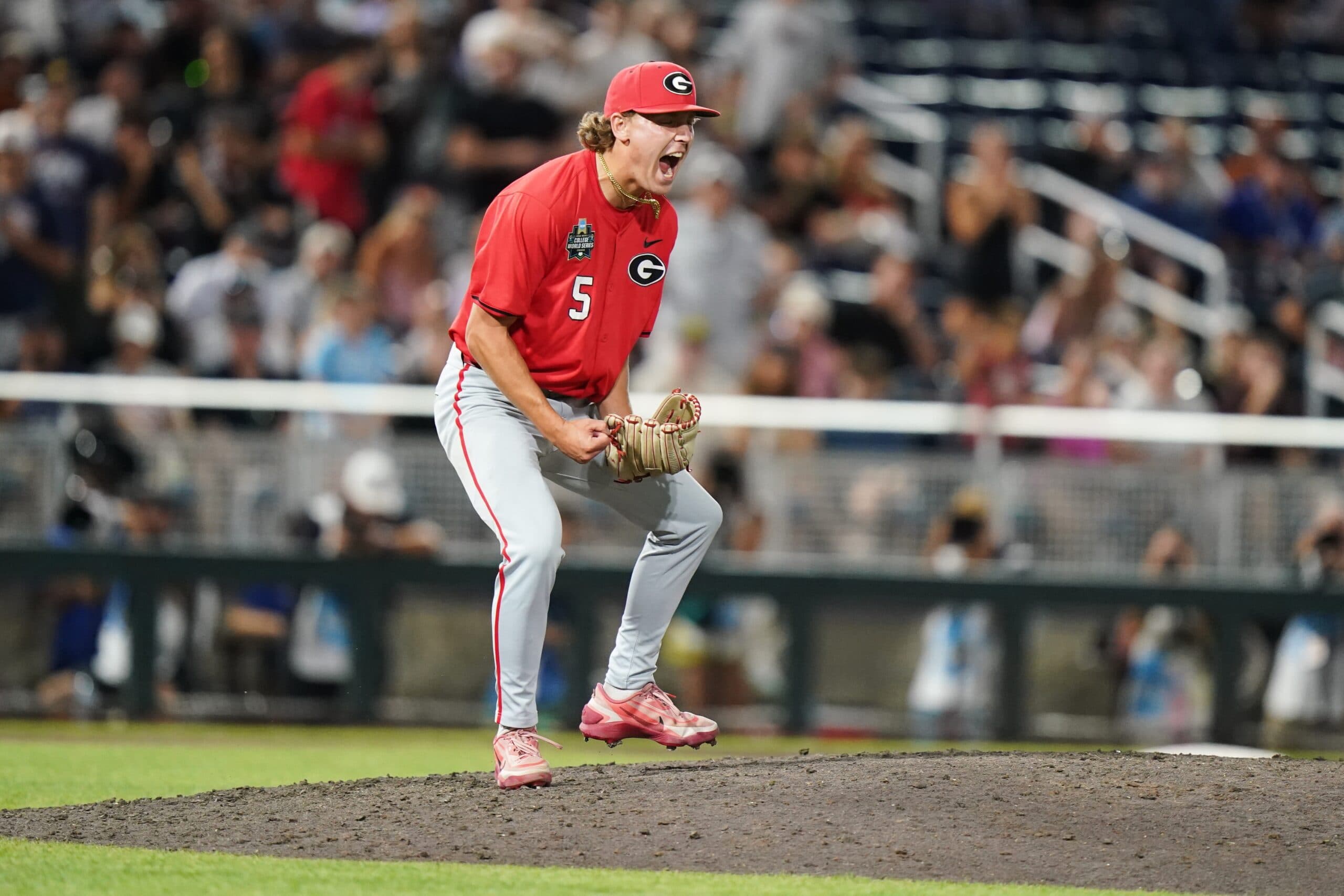 Men’s College World Series: Georgia Shuts Out Texas 2-0 To Earn Wednesday Night Rematch With Oklahoma
