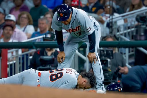 Martín Pérez throws 5 scoreless innings as Braves beat Tigers 5-2