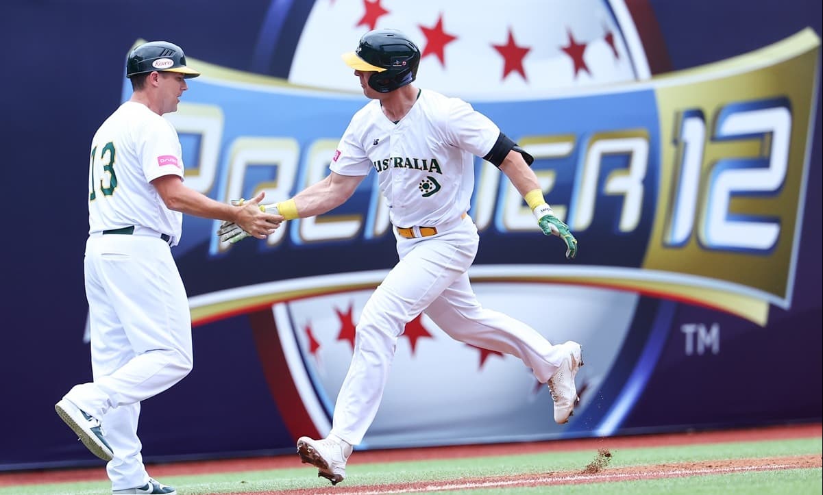 Australia Shuts Out Dominican Republic, 5-0, for First Premier12 Win 