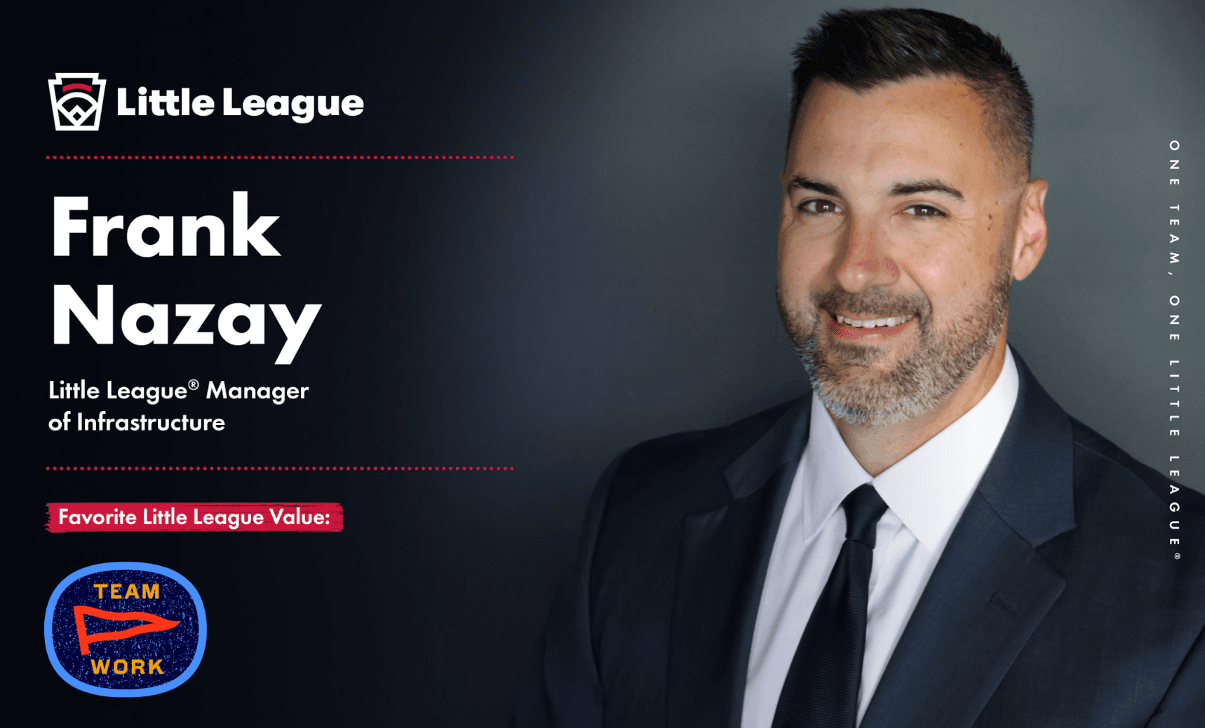 Frank Nazay Joins Little League Team as Manager of Infrastructure