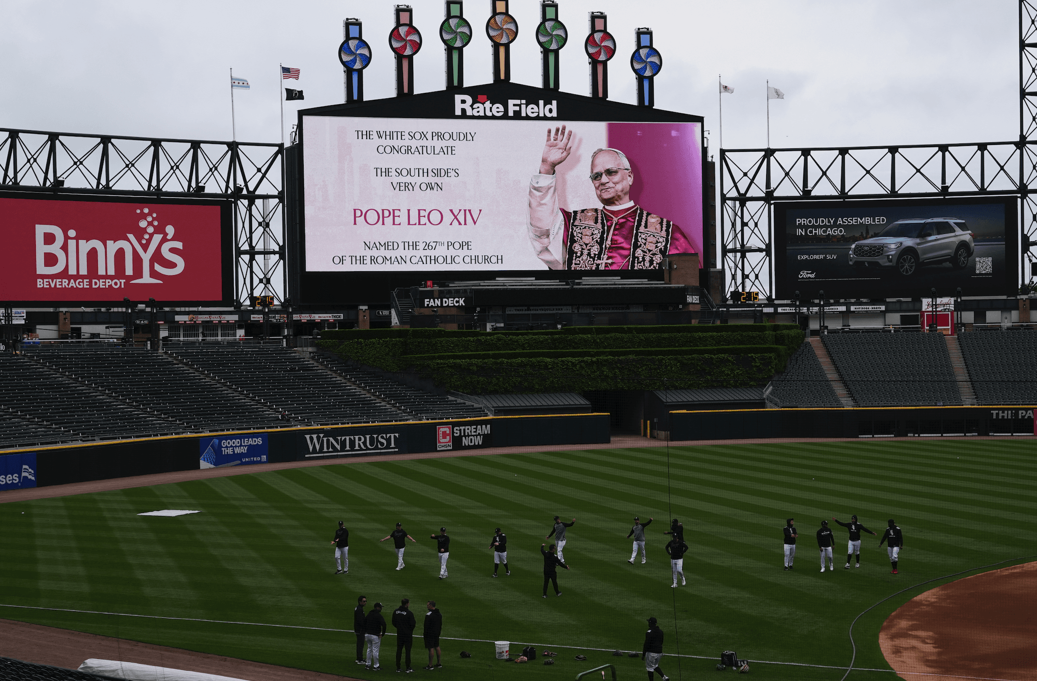Pope Leo Celebration at Rate Field Anticipated to Sell Out