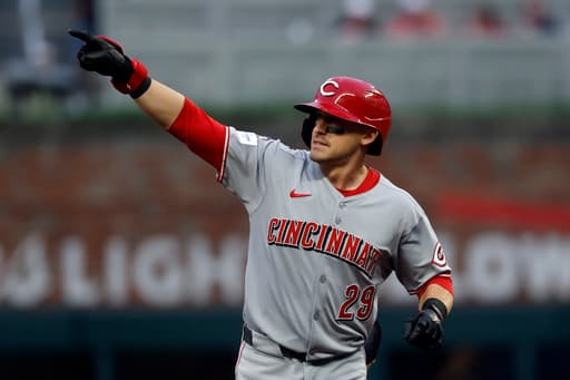 Friedl hits 2 homers as Reds overcome Greene’s groin injury to beat Braves 4-3 and end 4-game skid