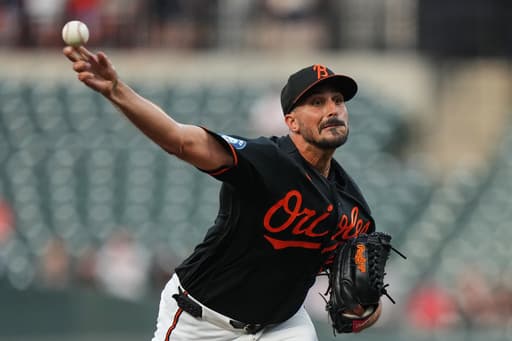 Orioles’ RHP Zach Eflin leaves in the 4th inning with right elbow discomfort