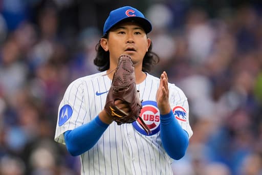 Shota Imanaga looks quite comfortable once again in his second home opener with the Chicago Cubs