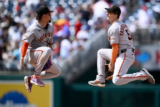 Robbie Ray moves to 7-0 with 6 strong innings, Sam Huff homers and Giants beat Nationals 3-2