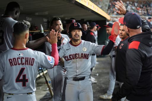 Guardians win for 10th time in 11 games, beat Tigers 7-5 with 4 extra-base hits in 10th inning