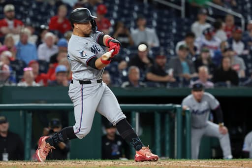 Marlins hit 3 straight homers and hold Nationals hitless until 6th inning of 7-3 victory