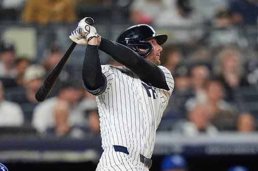 McMahon comes off bench and busts out of slump with big homer for Yankees in 4-2 win over Royals