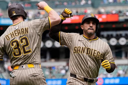 Resurgent Padres atop NL West ahead of 3-game series at rival Dodgers beginning Friday night