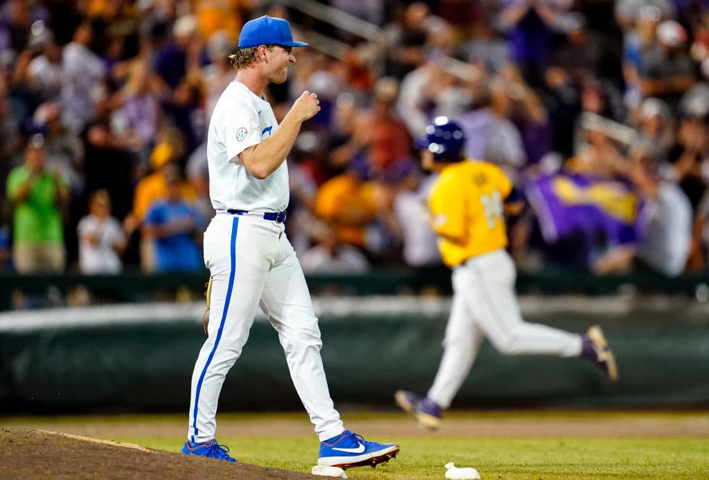 College World Series: LSU Tops Florida 4-3 in 11, One Win Away From Title