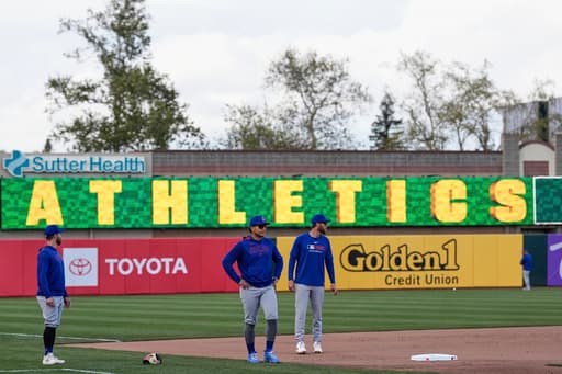 Athletics bat boy Stewart Thalblum takes down drone in left field