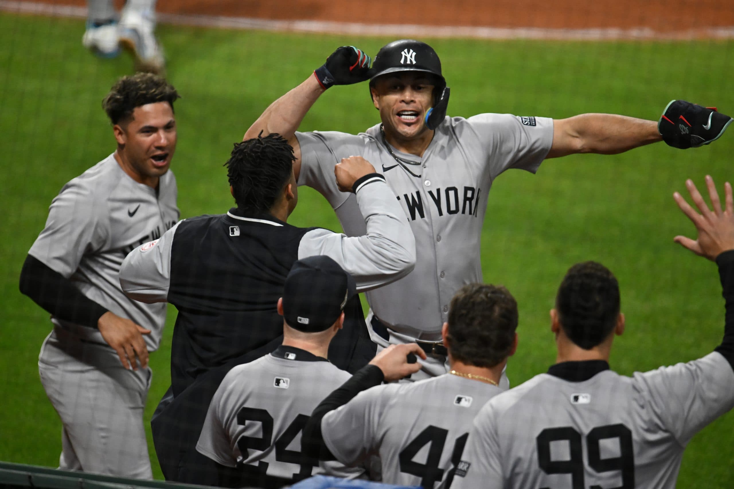 Once a Kid in Dodger Stadium’s Seats, Giancarlo Stanton Delivers Again in LA