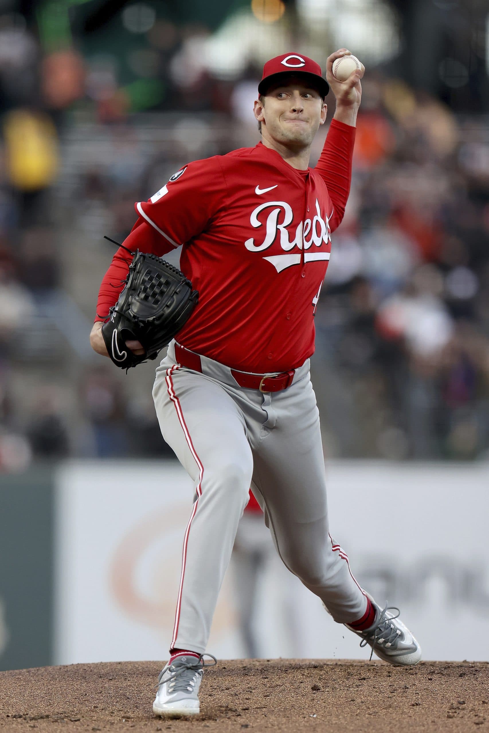 Lodolo pitches 6 innings and Trevino drives in lone run as the Reds blank the Giants 1-0