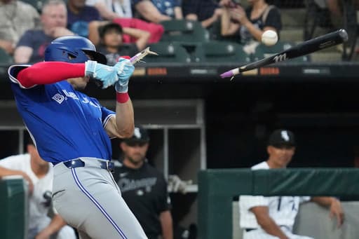Bassitt pitches 6 innings and Blue Jays beat White Sox 6-1 in rain-shortened game