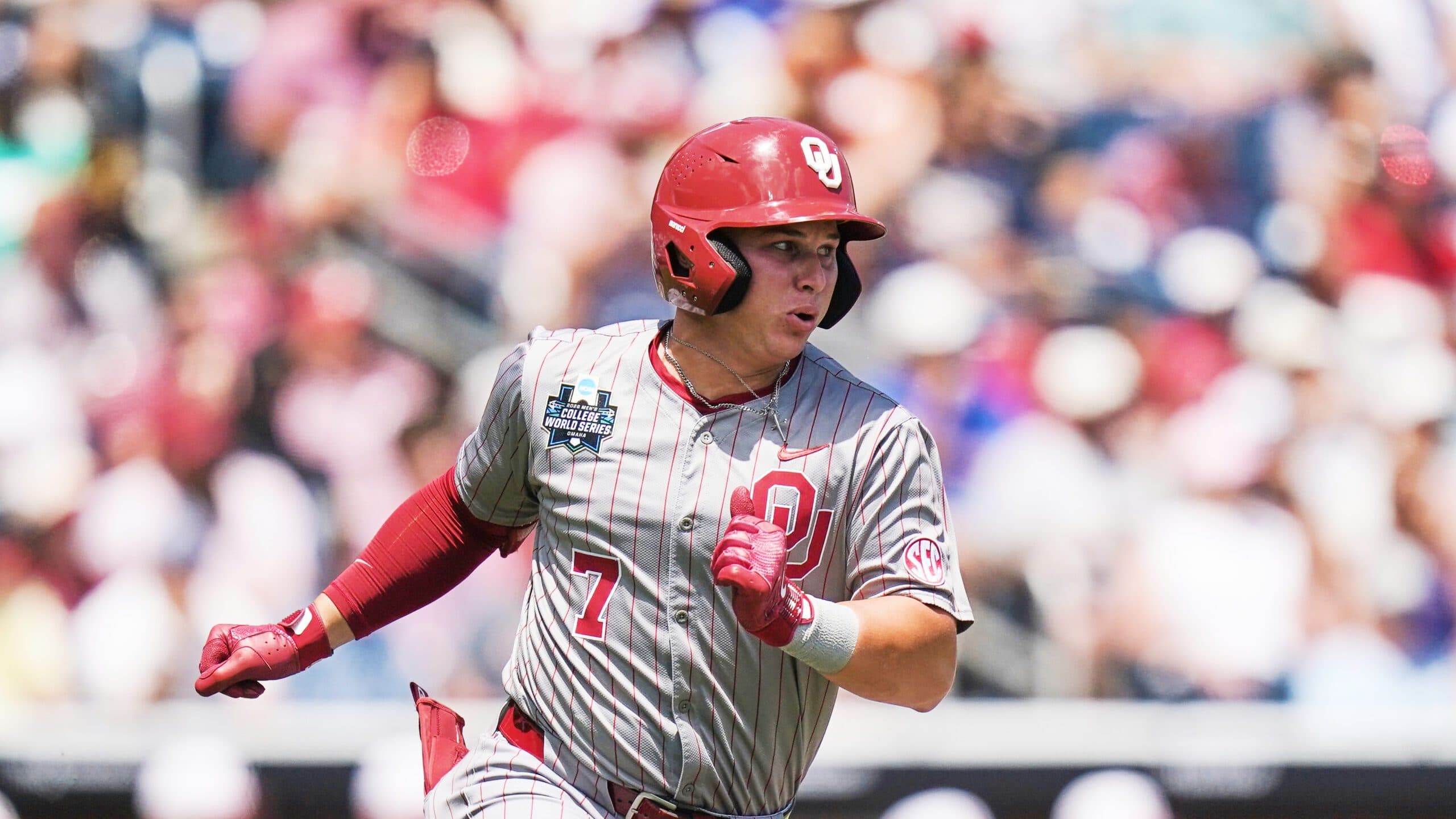 Jaxon Willits Putting Together a Great College World Series for Oklahoma