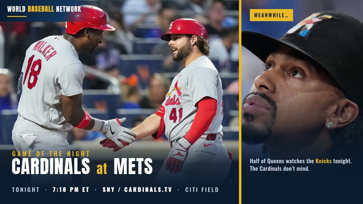 Game of the Night: Cardinals at Mets — Especially If You Can Find Yourself a Little Cohort of Knicks Fans
