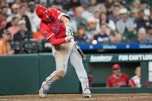 Mike Trout homers to kick off what he hopes will be a healthy 2026 as Angels blank Astros 3-0