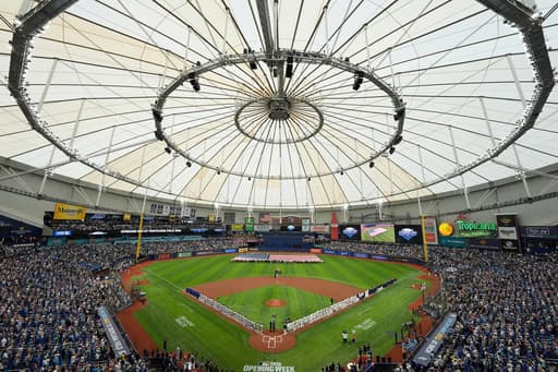 Tampa Bay Rays and local officials announce a tentative $2.3B deal for a new ballpark