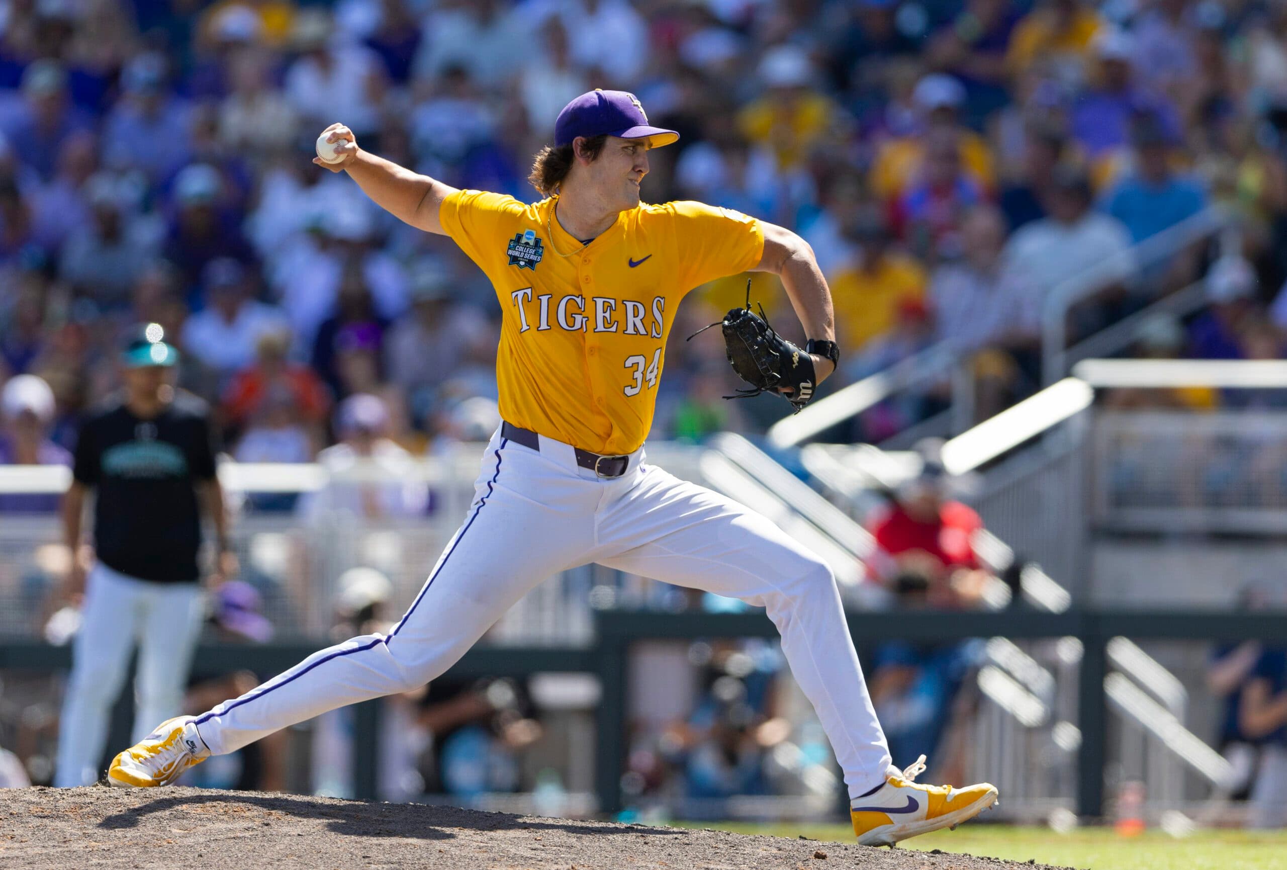 Chase Shores Anchored the LSU Bullpen During College World Series 