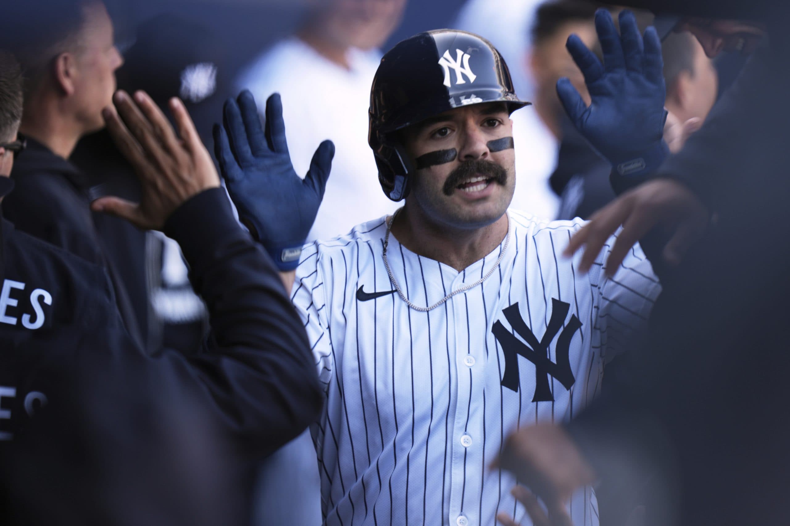 Austin Wells becomes 1st catcher in MLB history to hit opening day leadoff homer
