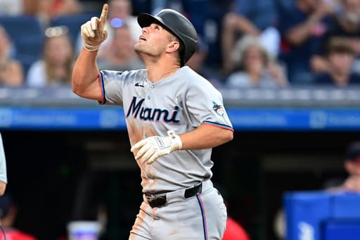Jakob Marsee’s 7 RBIs power Marlins to 13-4 win over Guardians