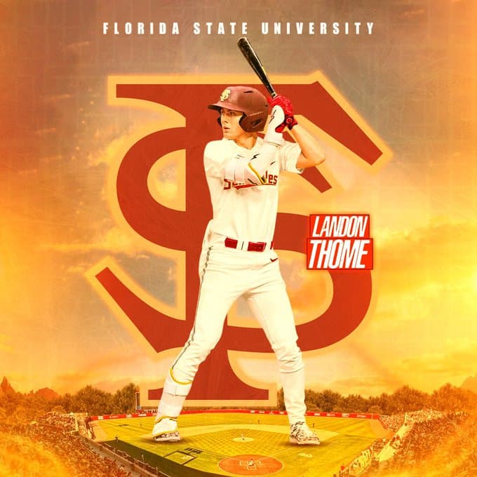 Landon Thome Decommits from Tennessee, Commits to Florida State