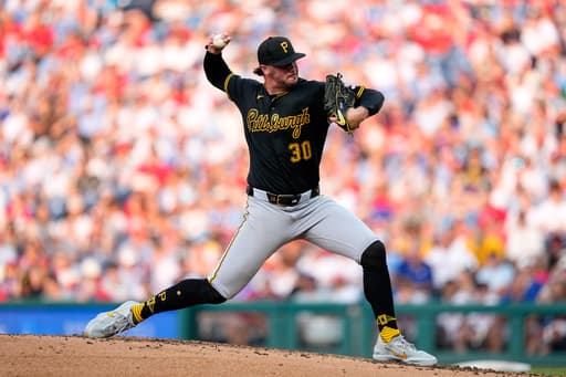 Paul Skenes lasts 4 innings, allows a season-high 7 earned runs vs the Phillies