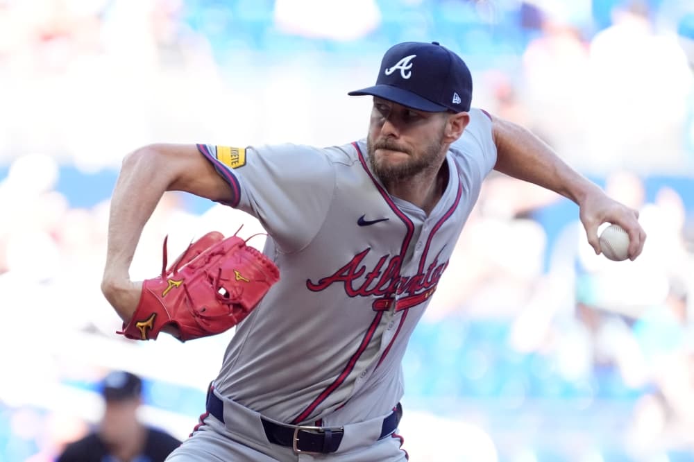 Chris Sale sailing along for first-place Braves, hoping for injury-free season
