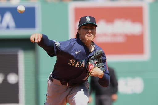Bryan Woo shuts down Boston, helps Mariners close road trip with 4-3 win over Red Sox