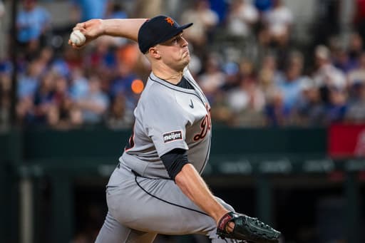 Skubal twirls gem and Vierling lifts Tigers over Rangers 2-1 to stop 6-game slide